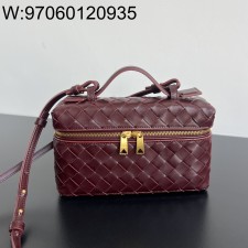 징 팩토리 보테가베네타 뱅뱅 배니티 케이스 789109 22*12.5*5cm 와인