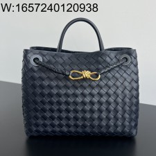 징 팩토리 보테가베네타 미디움 안디아모 743572 32.5*24*12cm 블랙