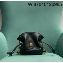 Pomegrante 생로랑  램스킨 소재 JAMIE 미니 숄더 파우치 블랙 859174 14.5*15.5*8cm