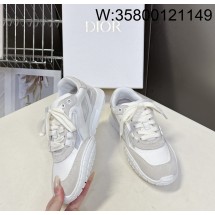 [AN3] 디올 테크 스니커즈 카프스킨 스웨이드 카프스킨 앤 트랜스패런트 메쉬 화이트 라이트 베이지