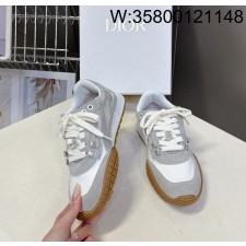 [AN3] 디올 테크 스니커즈 스웨이드 카프스킨 앤 트랜스패런트 메쉬 화이트