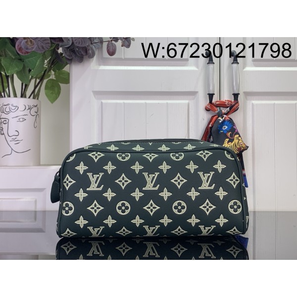 [88factory] 루이비통 돕 키트 흑녹색 M27180 28*15*16.5cm