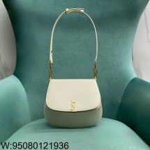 Pomegrante 생로랑 VOLTAIER 탑 핸들 백 인 박스 800846 20*7*17cm 화이트