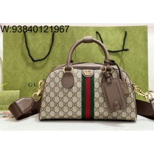 [JHL] 구찌 오피디아 미디움 GG 탑 핸들 백 베이지 에보니 GG 슈프림 724575 32.5*20*16cm