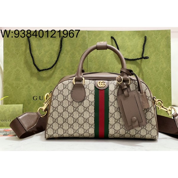 [JHL] 구찌 오피디아 미디움 GG 탑 핸들 백 베이지 에보니 GG 슈프림 724575 32.5*20*16cm