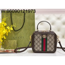 [JHL] 구찌 오피디아 GG 미니 탑 핸들 백 베이지 브라운 GG 슈프림 772157 17*16.5*9.5cm