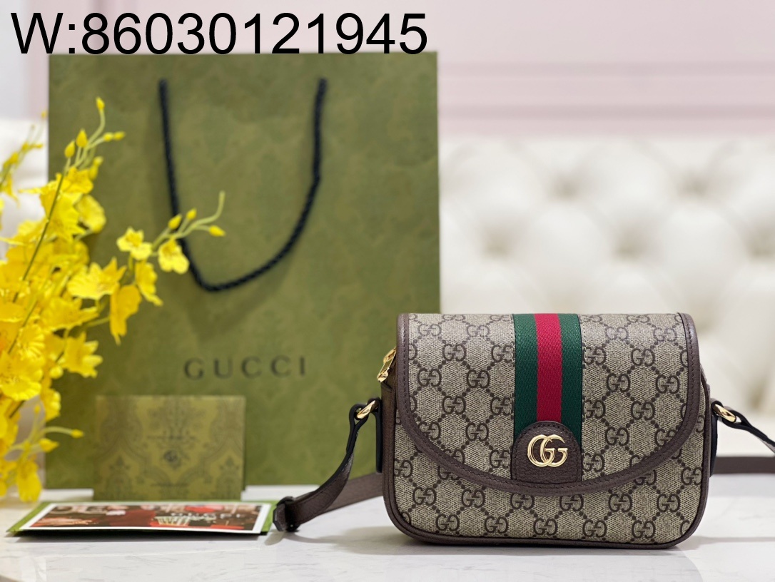 [JHL] 구찌 오피디아 GG 미니 숄더백 베이지 에보니 772239 19*13*5cm