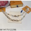 AGG 루이비통 진주 체인 이음 이중 백 참 골드