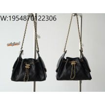 [LP공장] 샤넬 25 미니 핸드백 그레인드 카프스킨 골드 메탈 블랙 20*22*12.5cm