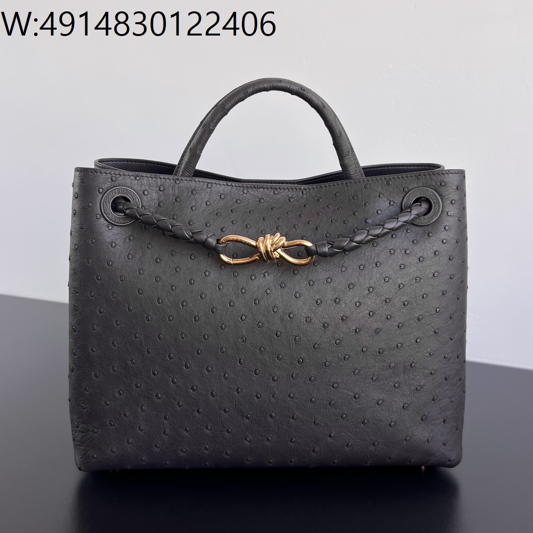 징 팩토리 보테가베네타 미디엄 안디아모 폰단트 817805 32*24*12cm 타조가죽