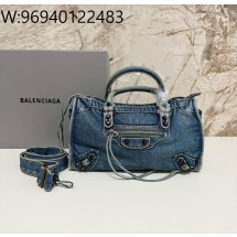 [dxg] 발렌시아가 르 시티 백 데님 블루 38cm 30cm