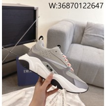 [327] 디올 B22 스니커즈 그레이 화이트 블랙 카프스킨 남성용 4cm