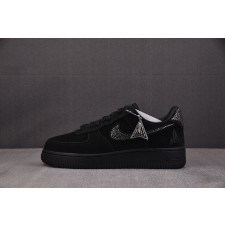 【PK】자 모란트 x 스왈로브스키 x 나이키 에어 포스 1 블랙 IQ9772-001