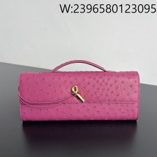 징 팩토리 보테가베네타 안디아모 클러치 타조가죽 시나바 805241 31*13*3cm 