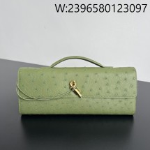 징 팩토리 보테가베네타 안디아모 클러치 타조가죽 말차 805241 31*13*3cm 