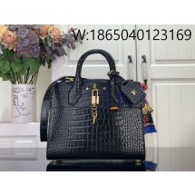 [88factory] 루이비통 LV 시티 스티머 MM백 M95846 27*23*13cm 블랙 악어무늬
