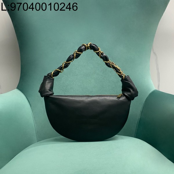 Pomegrante 생로랑 아말리아 호보 램스킨 블랙 스몰 862558 19*13*10cm