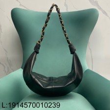 Pomegrante 생로랑 아말리아 호보 램스킨 블랙 라지 862210 62*28*4cm