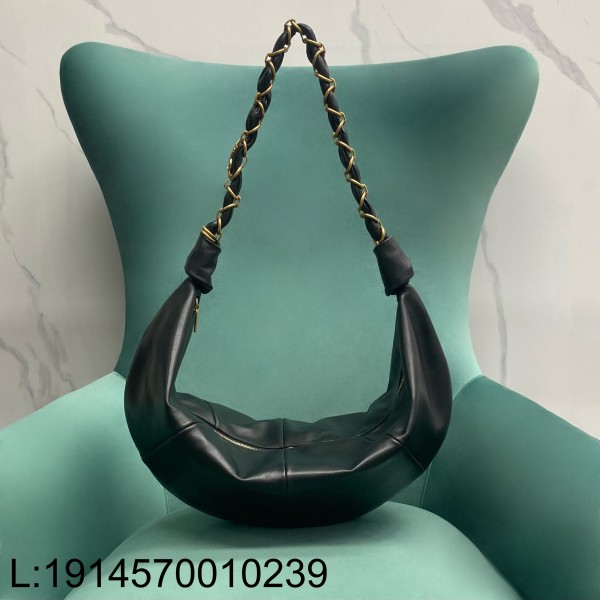 Pomegrante 생로랑 아말리아 호보 램스킨 블랙 라지 862210 62*28*4cm