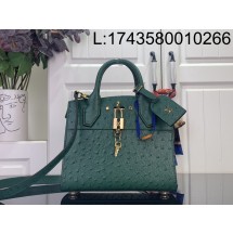 [88factory] 루이비통 LV 시티 스티머 미니백 M85454 21*20*11cm 초록색 타조무늬