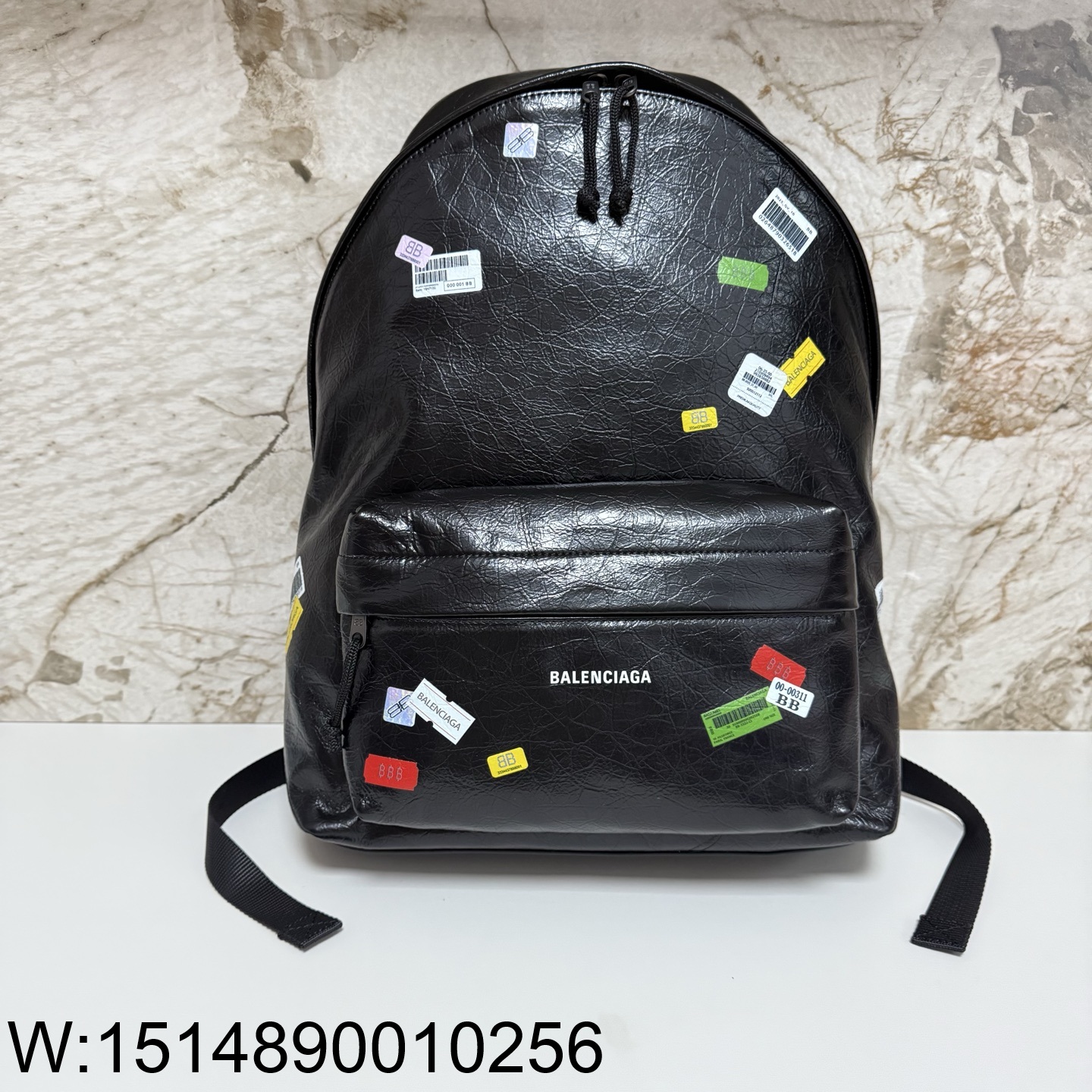 [dxg] 발렌시아가 익스플로러 백팩 블랙 멀티컬러 35*45*15cm