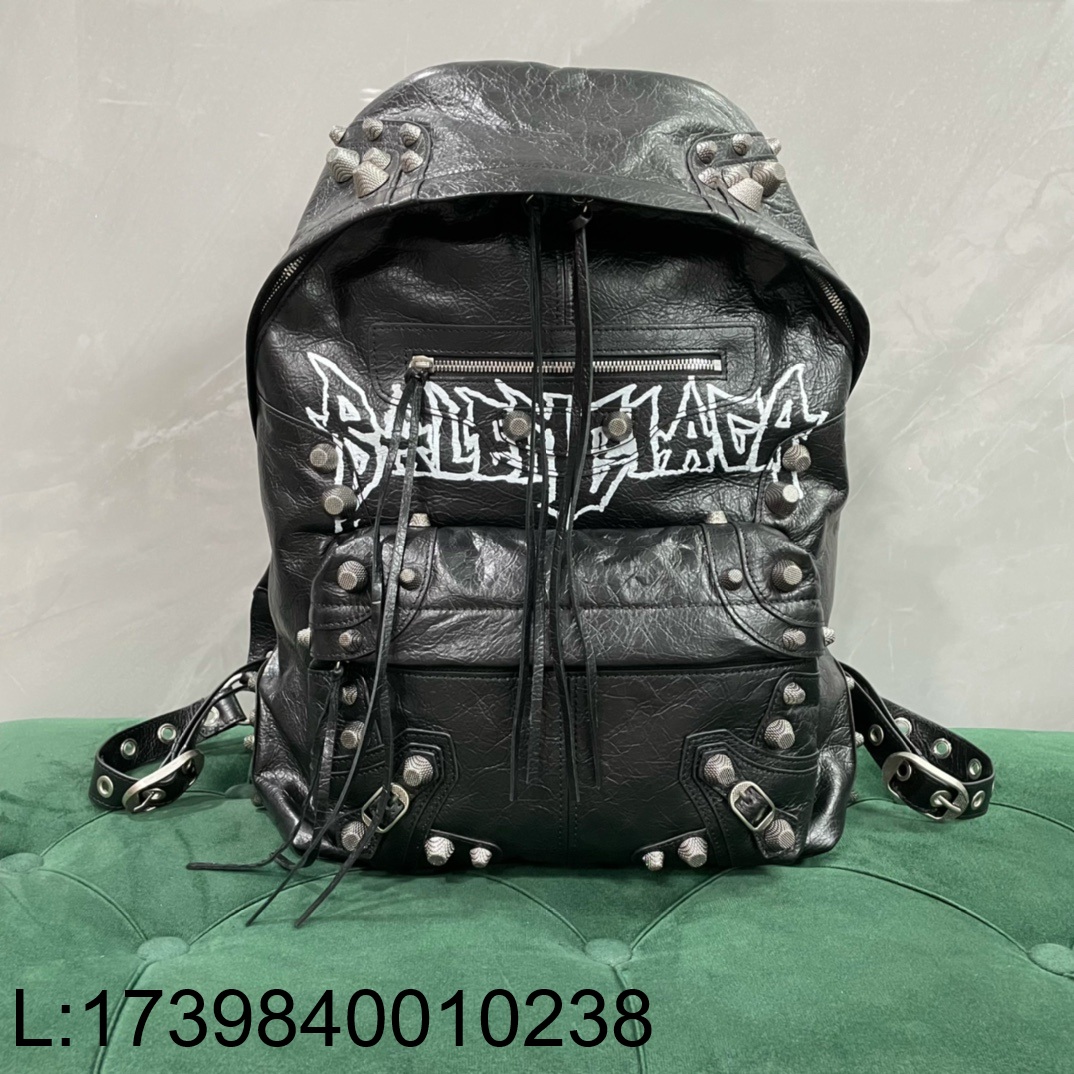 [dxg] 발렌시아가 르 카골 맨 백팩 DIY 메탈 블랙 35*45.9*18cm