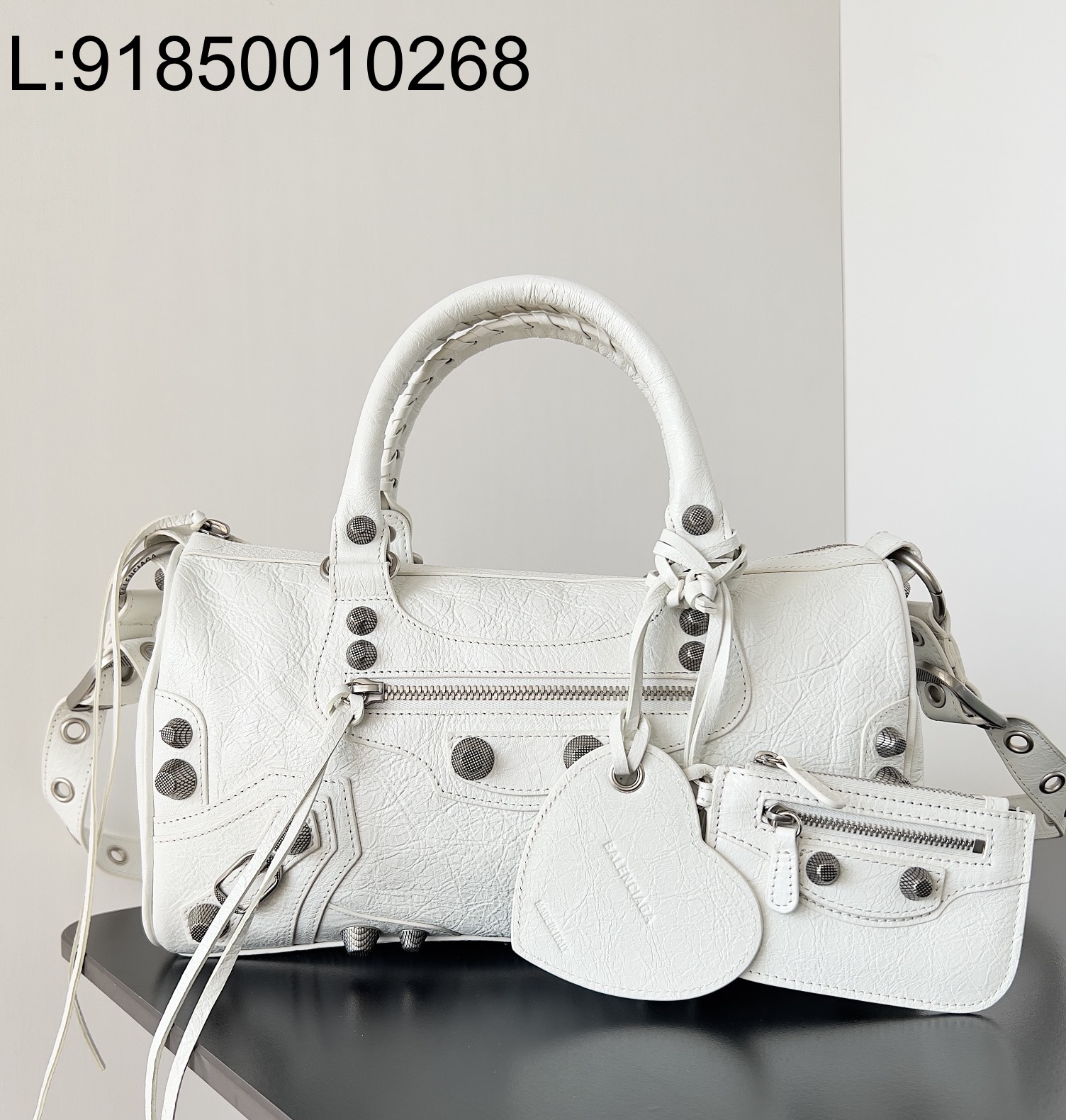 [dxg] 발렌시아가 르 카골 라지 더플백 옵틱 화이트 30*14*20cm