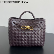 징 팩토리 보테가베네타 스몰 안디아모 743568 25*22*10.5cm 와인