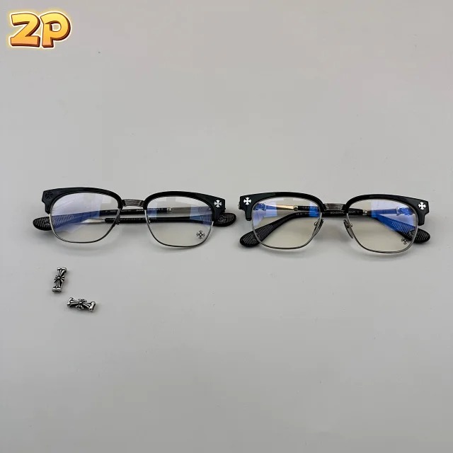 [윌리엄] 크롬하츠 보넨노이슈어 2 블랙 브러쉬드 실버 안경