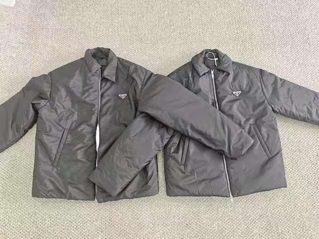 [윌리엄] 프라다 베이직 코튼 자켓 블랙