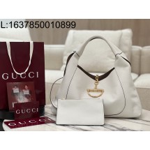 [JHL] 구구찌 소프트빗 맥시 숄더 백 화이트 837466 46*26*16cm