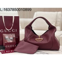 [JHL] 구구찌 소프트빗 맥시 숄더 백 와인 837466 46*26*16cm