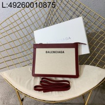 [dxg] 발렌시아가 캔버스 포쉐트 크로스백 26*19*5cm 와인