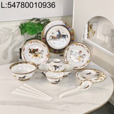 AGG 에르메스 군마 식기 테이블...