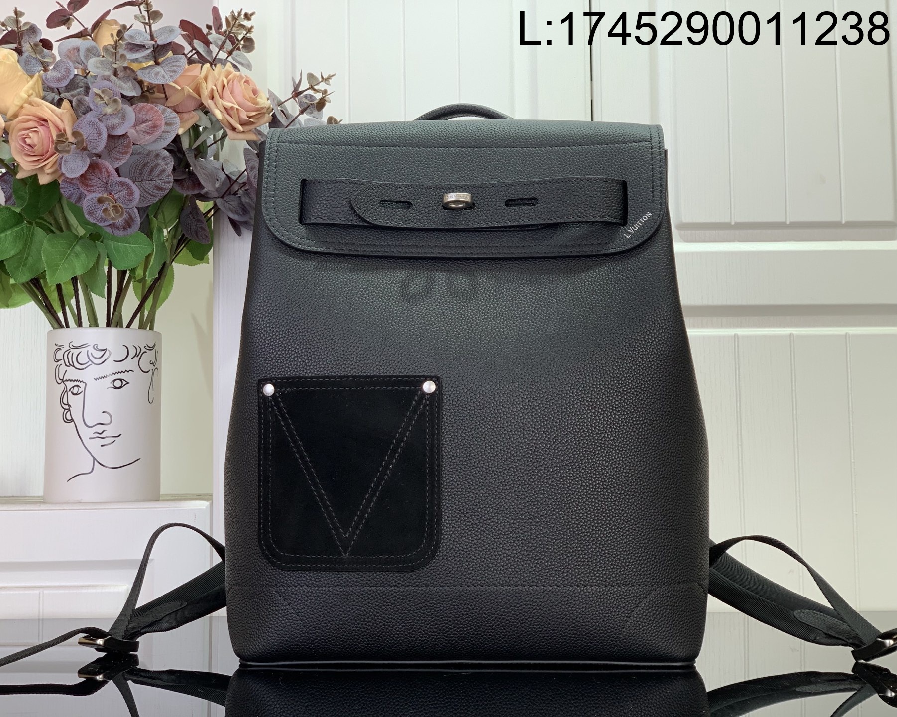 [88factory] 루이비통 스티머 백팩 M27063 39*15.5*31cm 블랙