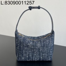 징 팩토리 보테가베네타 월리스 815689 20*13*9cm 데님 블루