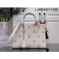 [88factory] 루이비통 온더고 스몰 M28313 25*19*11.5cm 아이보리 다크 핑크