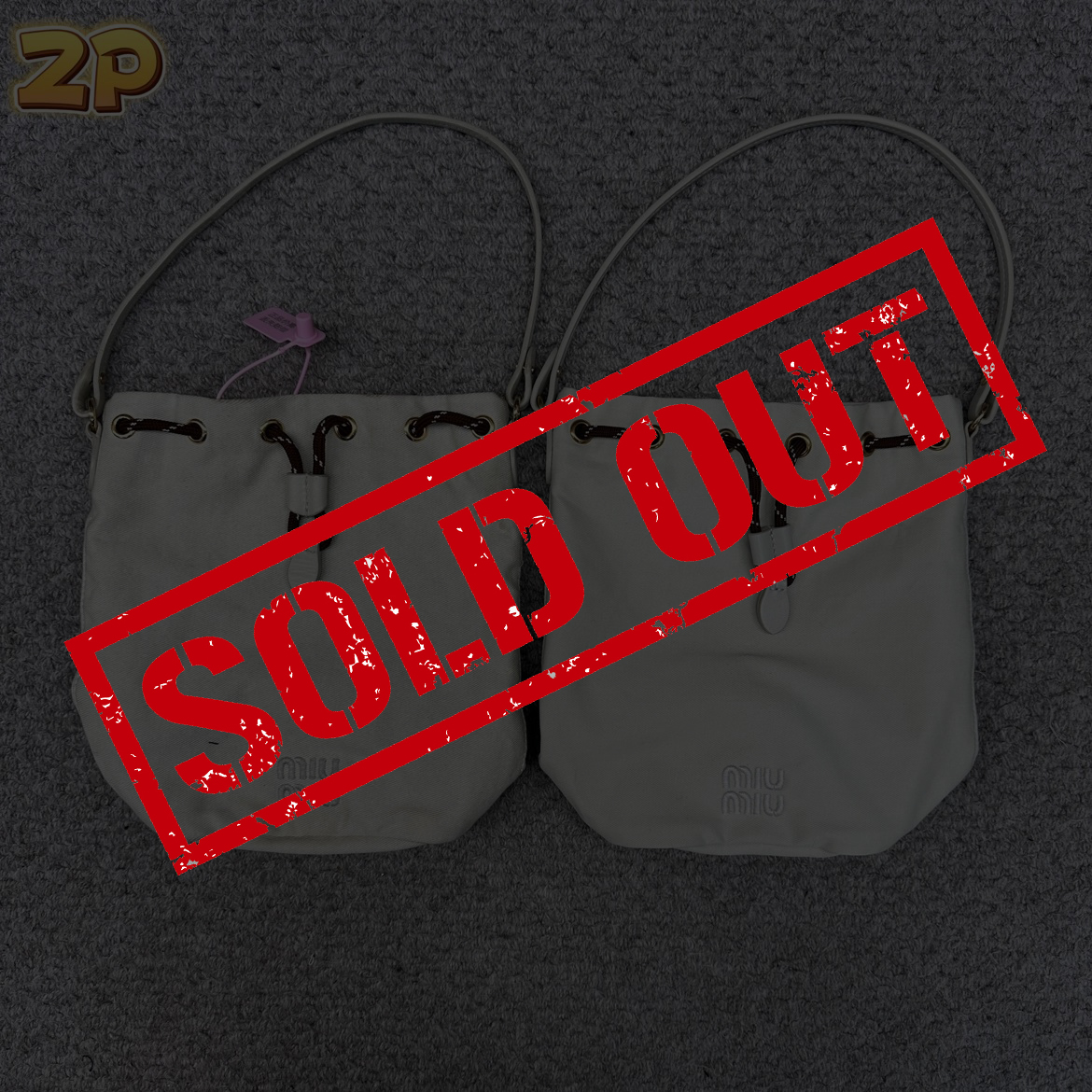 [윌리엄 셀러] 미우미우 모노그램 자수 캔버스 버킷백 3컬러 웨이디안 주소  