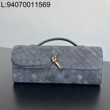 징 팩토리 보테가베네타 안디아모 클러치 741511 31*13*3cm 그레이 스웨이드