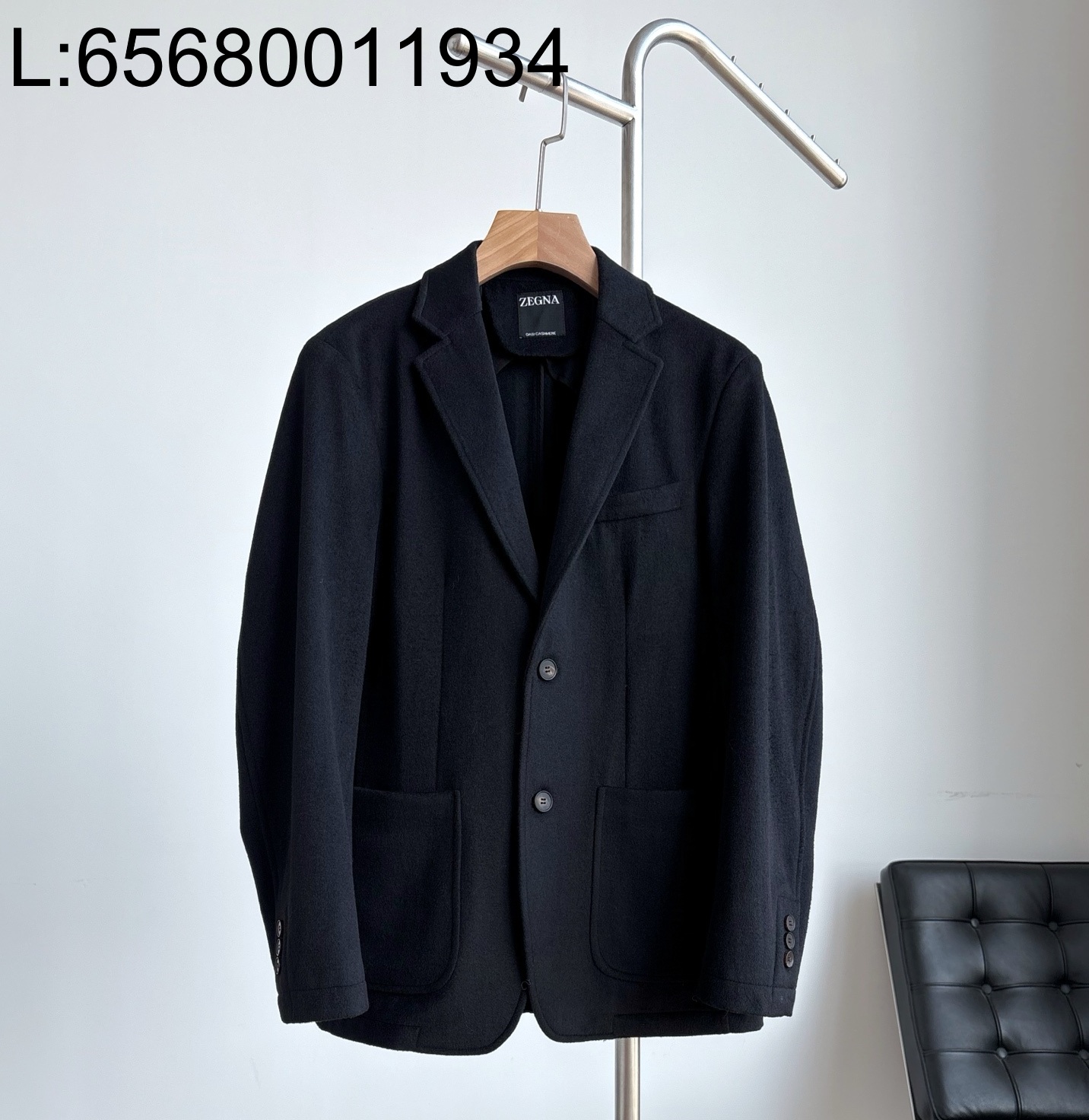 [GJ]제냐 ZEGNA 캐쥬얼 캐시미어 양복 자켓 블랙