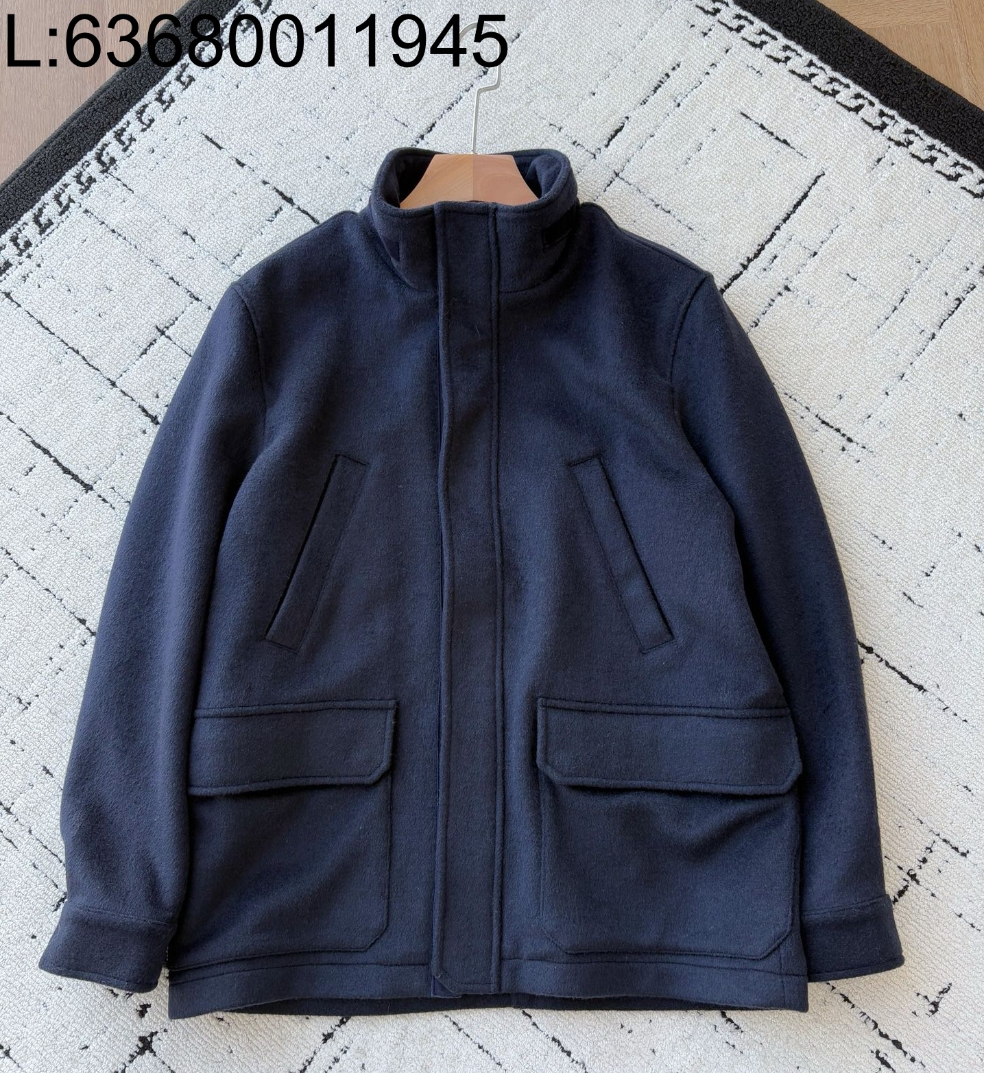 [GJ]제냐 ZEGNA 캐시미어 멀티포켓 자켓 네이비