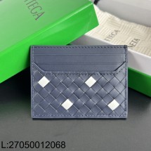 징 팩토리 보테가베네타 인트레치아토 피콜로 카드 케이스 817397 11*8*0.2cm 배색 화이트 네이비