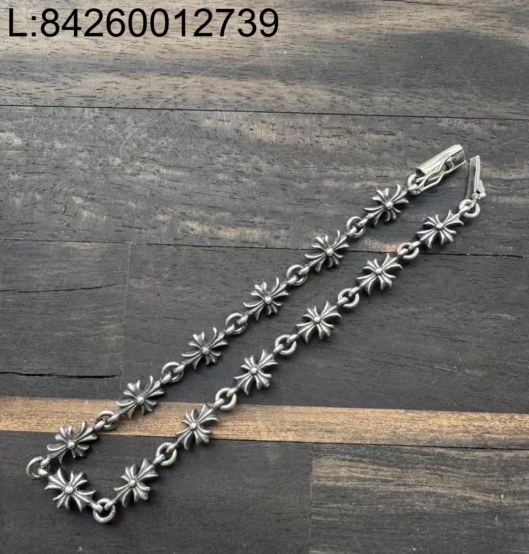 [아트셀러] 크롬하츠 Tinye 화염 십자가 팔찌