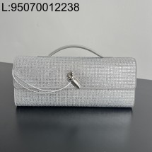 징 팩토리 보테가베네타 안디아모 클러치 실버 844124 31*13*3cm