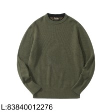 [흰] 로로피아나 시티 풀 순색 캐시미어 니트 초록색