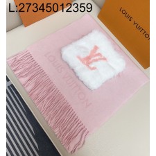 AGG 루이비통 콜드 레이캬비크 스카프 핑크 190*46cm M92569 M79232