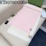 AGG 구찌 GG로고 양색 스카프 핑크 화이트 47*200cm 캐시미어 100%