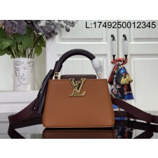 [88factory] 루이비통 카퓌신 미니 M25463 M48865 21*14*8cm 브라운 와인