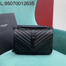 Pomegrante 생로랑 컬리지 사첼백 487213 24*6.5*17cm 쏘 블랙