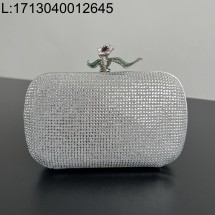 징 팩토리 보테가베네타 놋 844122 20*12*5.5cm 은색 큐빅